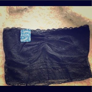 Free People Bralette NWT Black Large